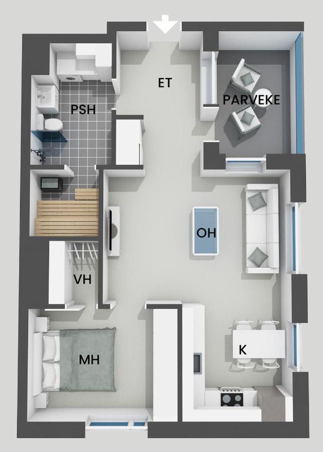 "Kanava" - New 1Br Apartment With Sauna, Balcony & Views, Hosted By 2Ndhomes Tammerfors Eksteriør bilde